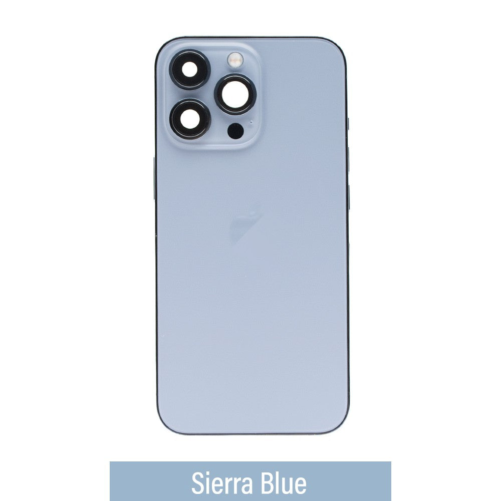 Rear Housing with Full Set Parts for iPhone 13 Pro-Sierra Blue (Purple) Rear Housing with Full Set Parts for iPhone 13 Pro-Sierra Blue (Purple)